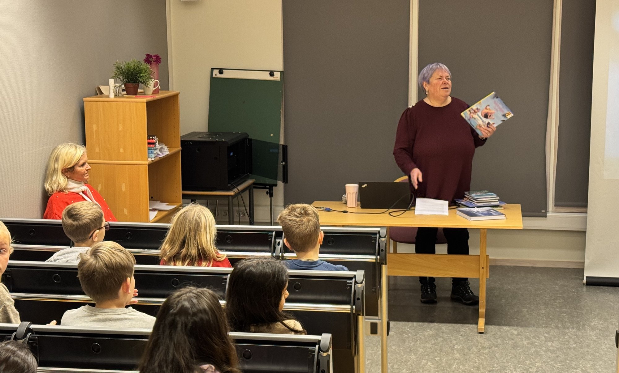 Aud forteller om boka Sallys pappa