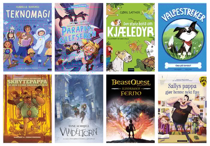 Auds bokanbefalinger for elever på 3. og 4. trinn